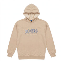 Long slevees hoodie ribbed cuffs With Front Embroidery - M-172