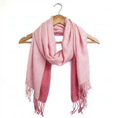 Pink Dual Shade Pashmina Stole -R-62