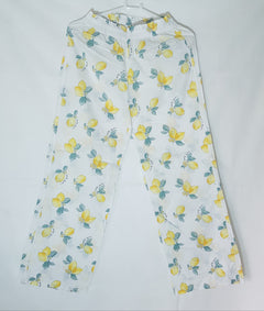 Lemon printed pajama pant