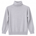Plain, High Neck, Full Sleeves Ribed Hem &Cuff - W -186