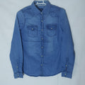 Long Sleeves Collar Shirt With Two Chest Pocket..