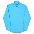 Long Sleeves Color Shirt With  Embroidery Pocket