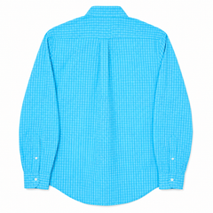 Long Sleeves Color Shirt With  Embroidery Pocket