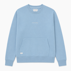 Long Sleeves Crew Neck Kangaroo Pocket
