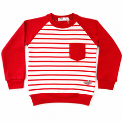 Long Sleeves Crew Neck with Front Pocket Sweater