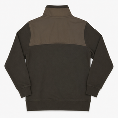 Long Sleeves Half Zip Sweater With Kangaroo Pocket