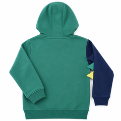 Long Sleeves Hoodie With Dinosaur Graphic Print