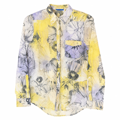 Long sleeves button shirt with front pocket