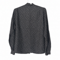 Long sleeves mack style collar shirt back side