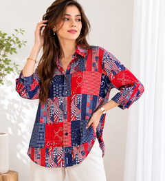 Long Sleeves Western Collar Shirt
