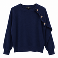 Full long sleeves, loose / batwing style ruffle lace design With 3 Button -W-194
