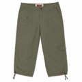 OLive  green Cargo Capri Pant