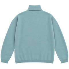 Women's Premium Ribbed Hem High Neck Sweater -W-175