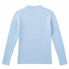Mock Turtle Neck Sweater / High Neck -W-158