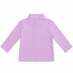 Mock Neck Zipper Jacket - Soft Cotton Fleece - K-190