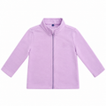 Mock Neck Zipper Jacket - Soft Cotton Fleece - K-190