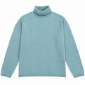 Women's Premium Ribbed Hem High Neck Sweater -W-175