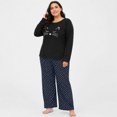 Polka dot pajama pant