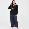 Polka dot pajama pant