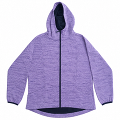 Full Zipper Hoodie with Hood - Long Length With 2 Side Pocket -W-151