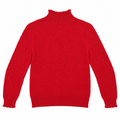 Premium Pointelle Knit - Imported Diamond Jaali Design High Neck Sweater -W-162