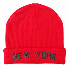 Beanie Cap Winter Wool With Embroidery - R-78