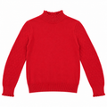 Premium Pointelle Knit - Imported Diamond Jaali Design High Neck Sweater -W-162