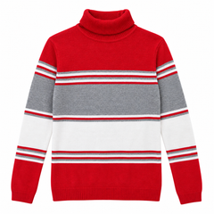 Mock Turtle Neck Sweater / High Neck -W-166
