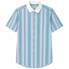 Short Sleeves Collar Jersey With Front Pocket