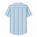 Short Sleeves Collar Jercey With Front Pocket back