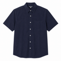 Short Sleeves Collar Shirt With Front Pocket