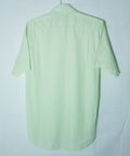 Short Sleeves Collar Shirt With Front Pocket back side