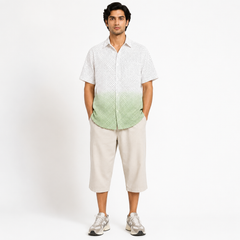 Short Sleeves Collar Shirt With Front Pocket
