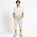 Short Sleeves Collar Shirt With Front Pocket full view side.