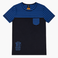 Short Sleeves Collar Shirt With Front Pocket front side