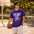 Short Sleeves Crew Neck With Garphic Tee-Shirt  full view