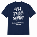 Short Sleeves Crew Neck With Garphic print back side