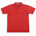 Short Sleeves Polo Shirt With Embroidery Logo front side