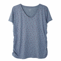 Short Sleeves T-Shirt With Pink Pattern
