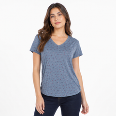 Short Sleeves T-Shirt With Pink Pattern