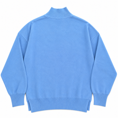 Women's Premium Ribbed Hem High Neck Sweater -W-168