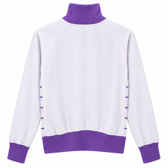 Zipper Jacket with Stone Work - C&G Stone Logo on Chest  raglan style - W -183