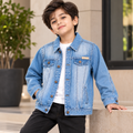 Light Blue Denim Jacket - Ice Wash 4 Pockets (2 Chest + 2 Front) - K-203