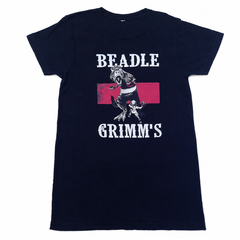 Half Slevees Round Neck Front Graphic Print T-Shirt - M-47