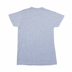 Half Slevees Round Neck Miinimal Front Logo T-Shirt - M-49