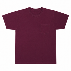 Short Sleeves Crew Neck With Front Pocket - M-51