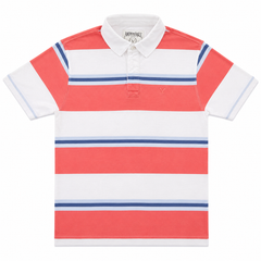 Short Sleeves Polo Collar With Button Placket - M-61