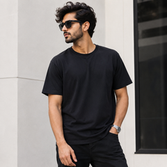 Short Sleeves Round Neck Without Print - M-66