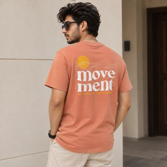 Short Sleeves Round Neck With Front Graphic Print - M-70