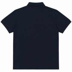 Short Sleeves Polo Collar With Two Button Placket - M-76